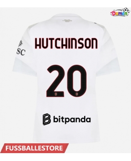 Günstige AC Milan Omari Hutchinson #20 Auswärtstrikot Damen 2026-27 Kurzarm